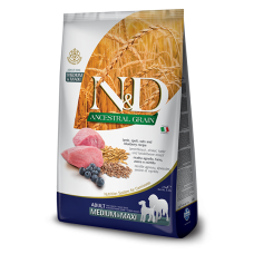 N&D Farmina Ancestral Grain Dog Lamb & Blueberry Medium&Maxi - корм для собак (ягненок и черника) N&D Farmina Ancestral Grain Dog Lamb & Blueberry Medium&Maxi - корм для собак (ягненок и черника)