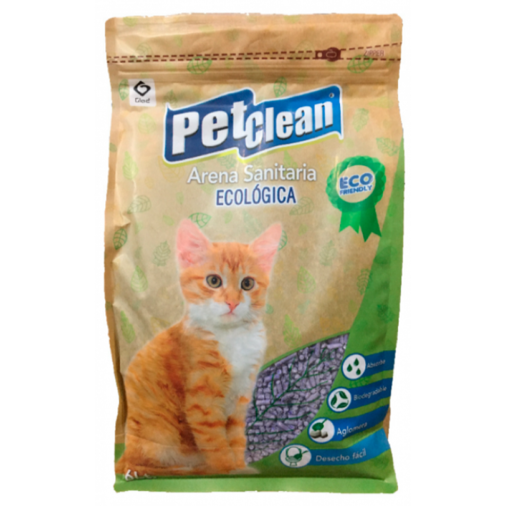 PetClean Tofu - наполнитель для лотка кошек 24 л, лаванда PetClean Tofu - наполнитель для лотка кошек 24 л, лаванда