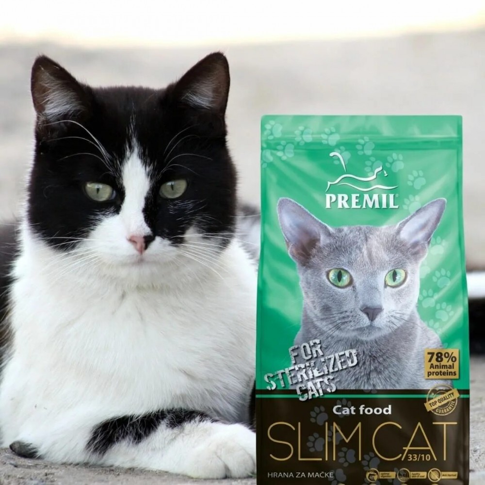 Premil Cat Slim - сухой корм для стерилизованных кошек Premil Cat Slim - сухой корм для стерилизованных кошек