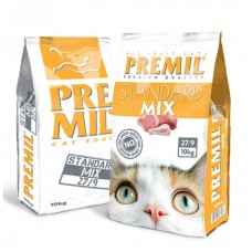 Premil Standard Mix (Мясное ассорти) - сухой корм для кошек