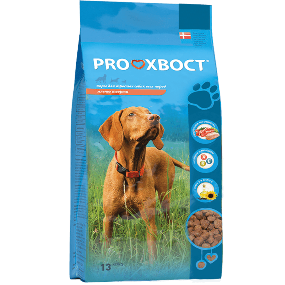 PROхвост Dog-сухой корм для собак (ПроХвост мясное ассорти) PROхвост Dog-сухой корм для собак (ПроХвост мясное ассорти)