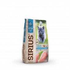 Sirius Kitten Turkey - сухой корм для котят с индейкой  Sirius Kitten Turkey - сухой корм для котят с индейкой