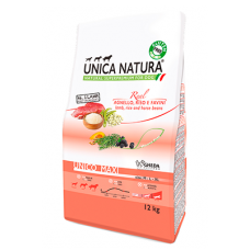 Unica Natura Maxi lamb & rice - корм для собак ягненок и рис